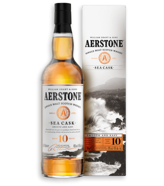 WHISKY Aerstone 10 Y O Sea Cask + Szklanki