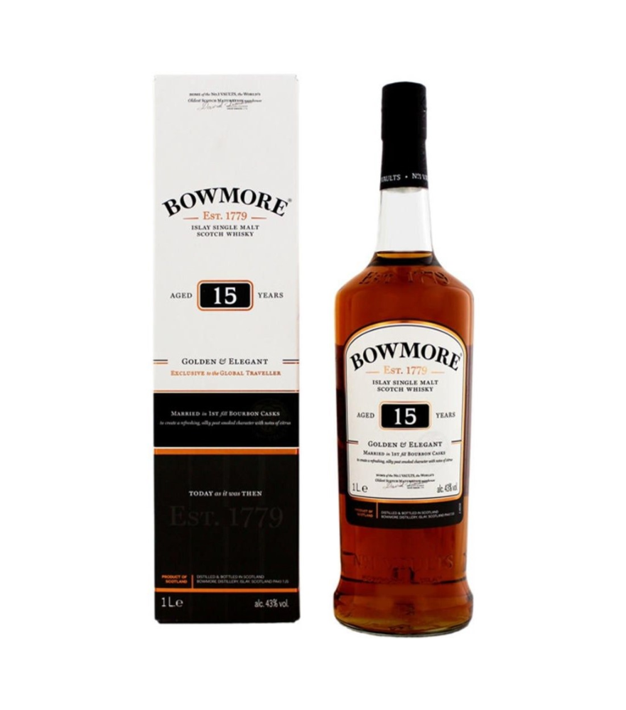 WHISKY Bowmore 15 Y O WHISKY Bowmore 15 Y O