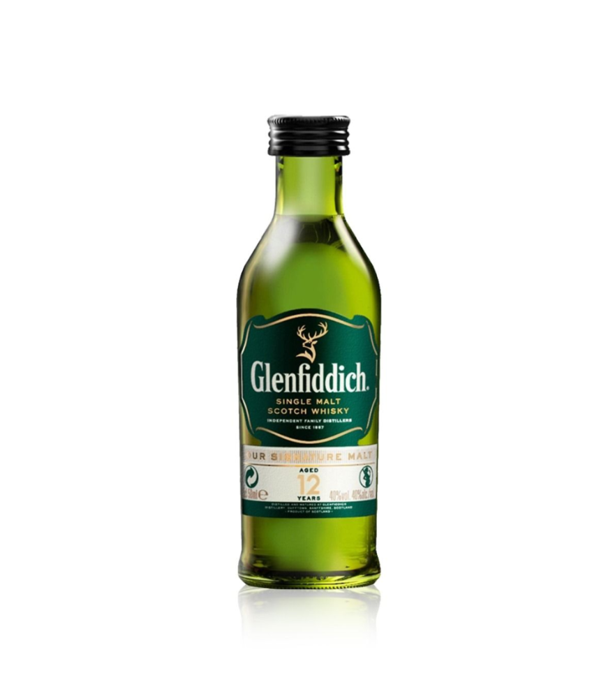 MINIATURKA Glenfiddich 12 yrs Whisky 40% 0,05L