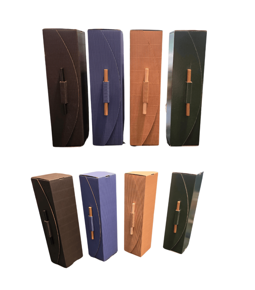 Pudełko patyk 1 but. granatowe