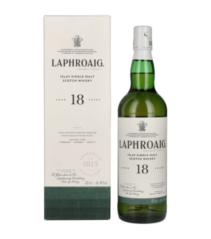 WHISKY Laphroaig 18 YO 48%