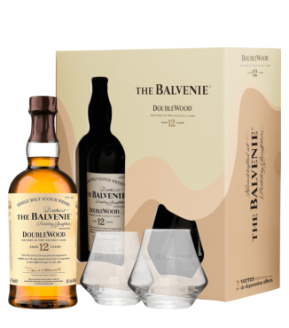 The Balvenie 12yo Double Wood 0,7 + Glasses