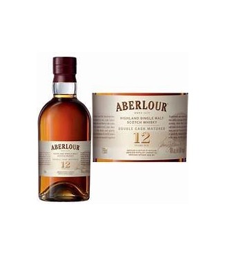 WHISKY Aberlour 12 Y O + Szklanki