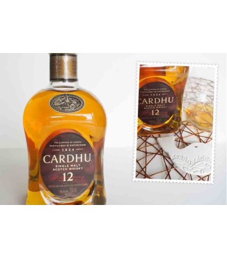 WHISKY Cardhu 12 Y O Szklanki