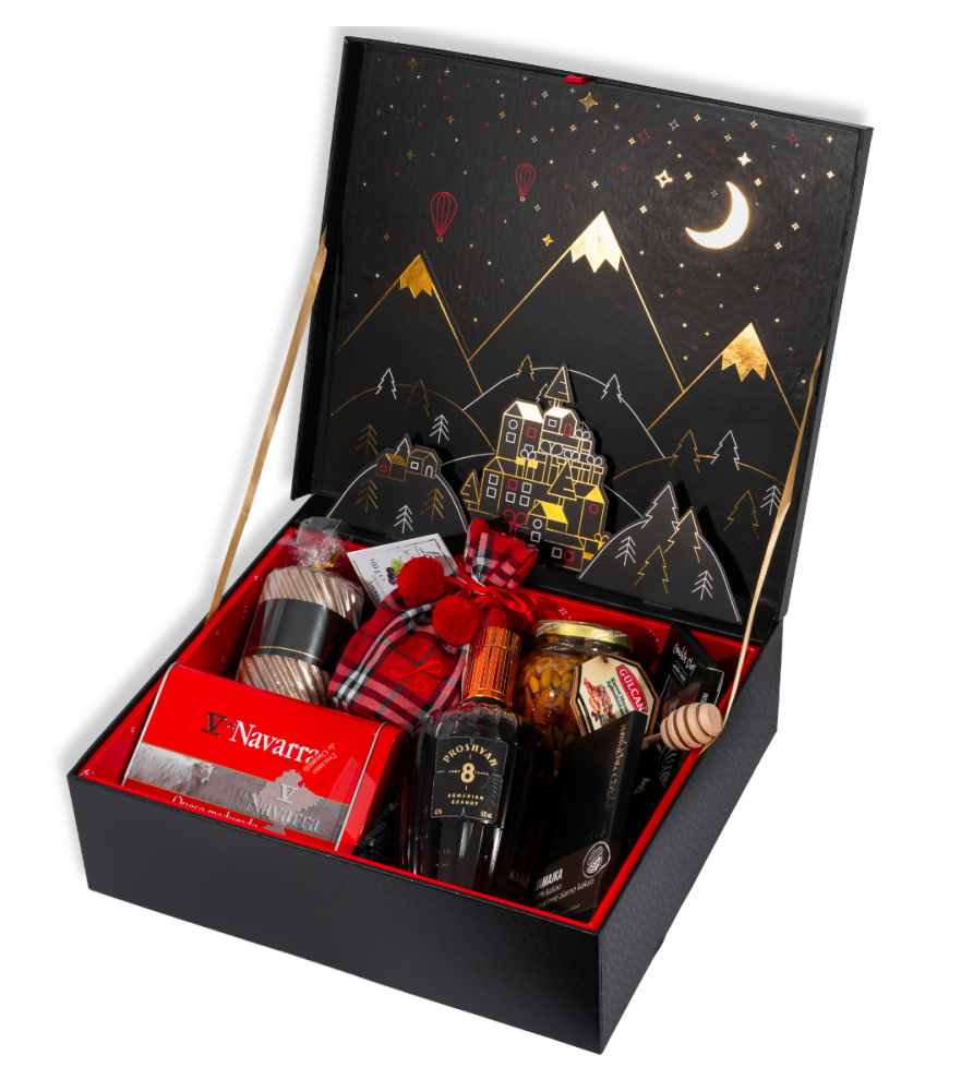 Zestaw Upominkowy Pudełko świąteczne trójwymiarowe