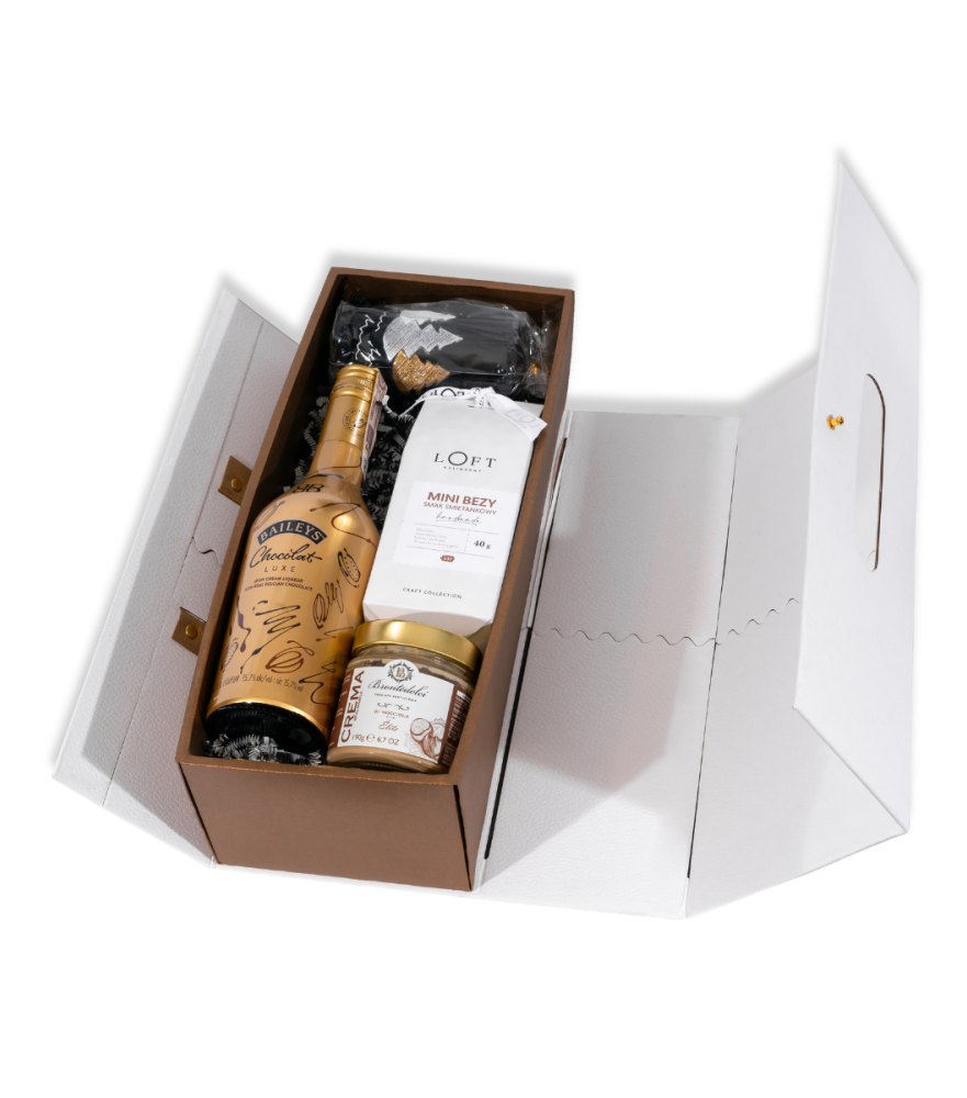 Zestaw Upominkowy – Białe Pudełko Świąteczne 3D