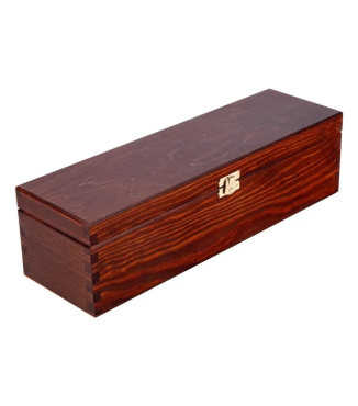 SKRZYNKA Zawias Drewno Brąz