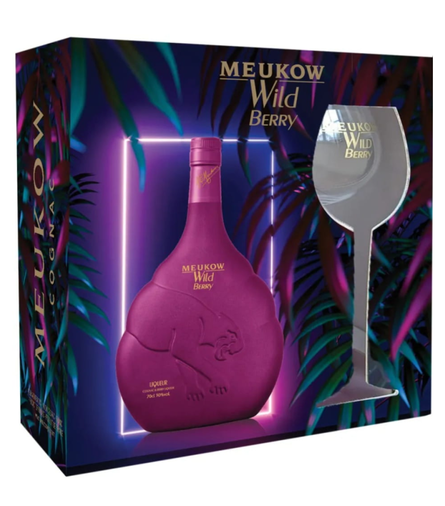 LIKIER Meukow Wild Berry + kieliszek