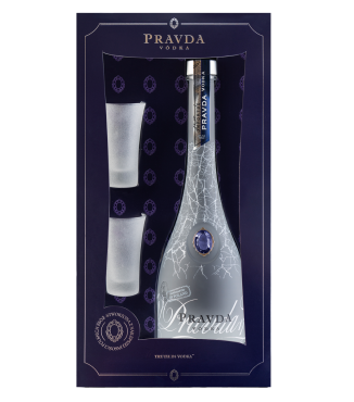 WÓDKA Pravda Zestaw Frosted Glass