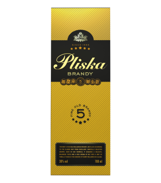 BRANDY Pliska 5yo 0,7 36%