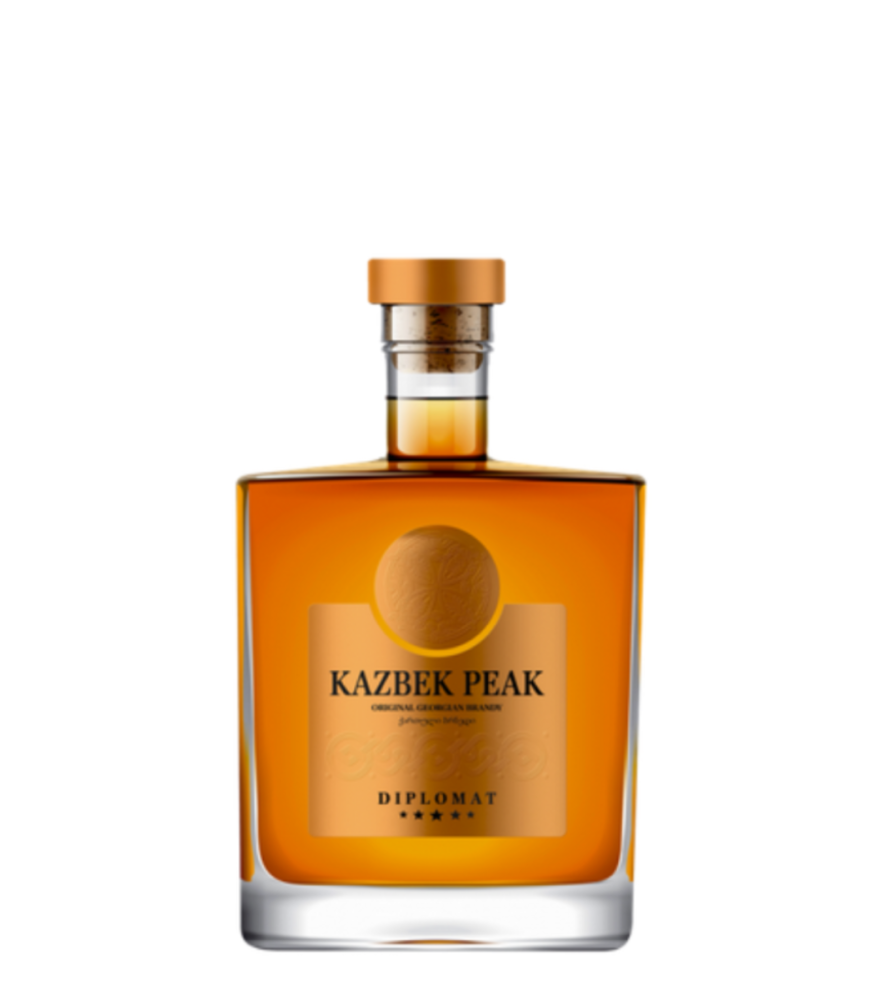BRANDY Kazbek Peak Diplomat 5yo 36% 0,5l [karton]
