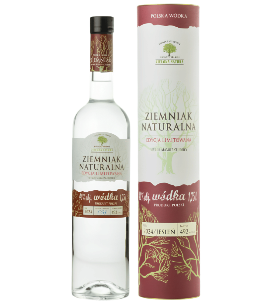 WÓDKA Zielona Natura Ziemniak 1750 ml tuba