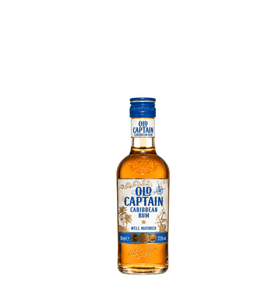 MINIATURKA RUM Old Captain Carib. Rum Dark 0,05L