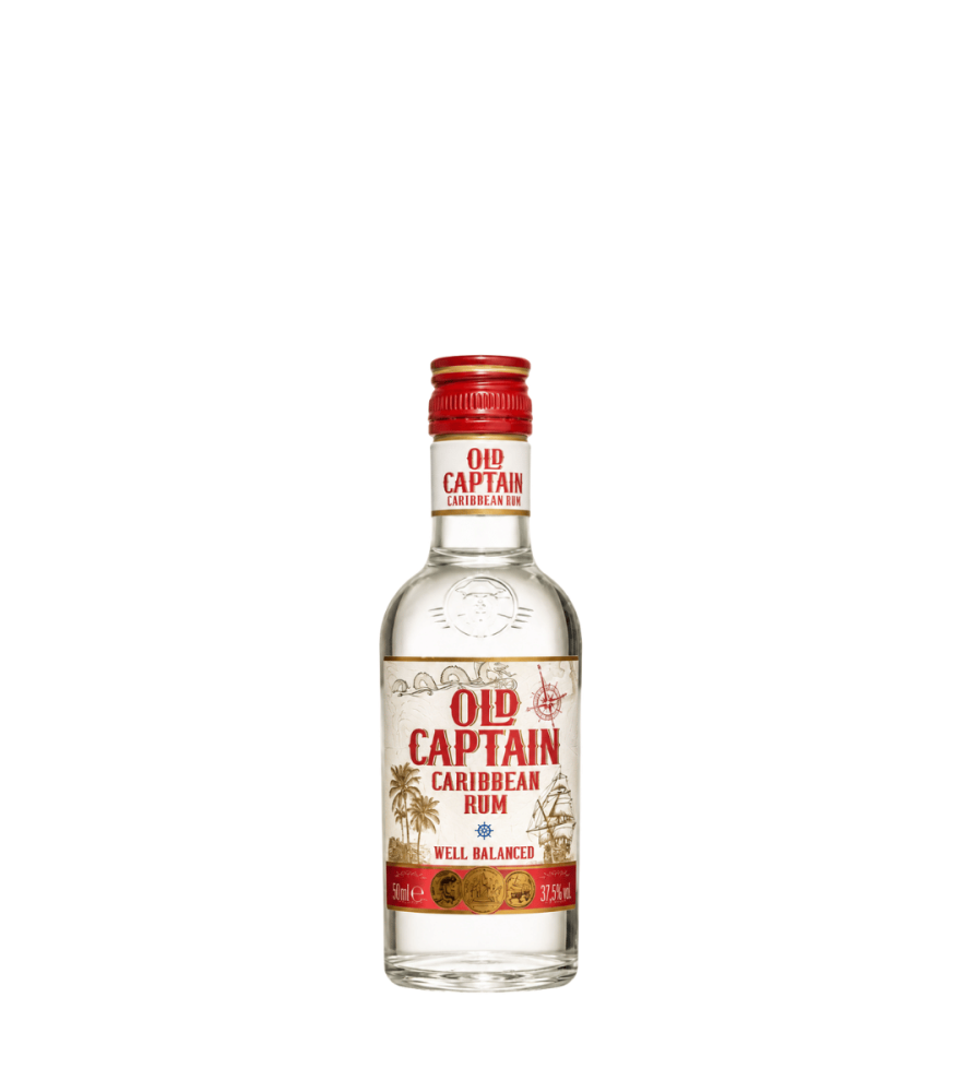 MINIATURKA RUM Old Captain Carib. Rum White 0,05L