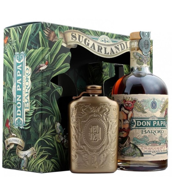 RUM Don Papa Baroko Zestaw Piersiówka