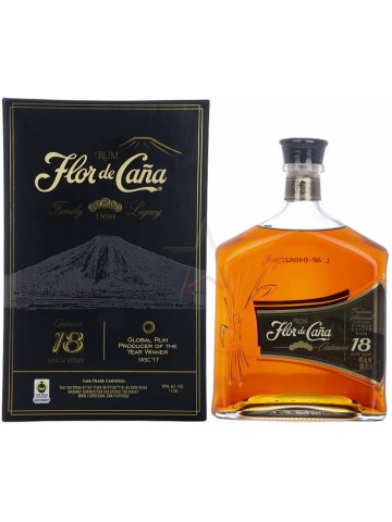 Rum Flor De Cana 18YO 40% 1L