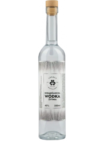 WÓDKA Legacy Rzemieślnicza Żytnia 0,5l 40%